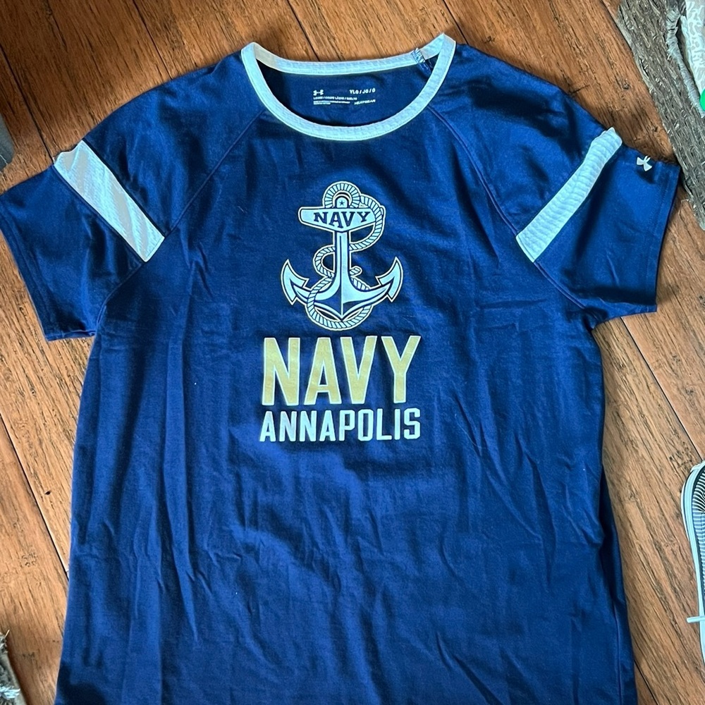 Under Armour Kids Navy Blue Annapolis Tee